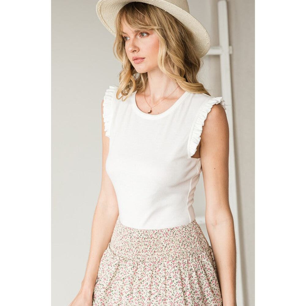 Heyson Bodysuit Ruffle Tank - Picture 6 of 7